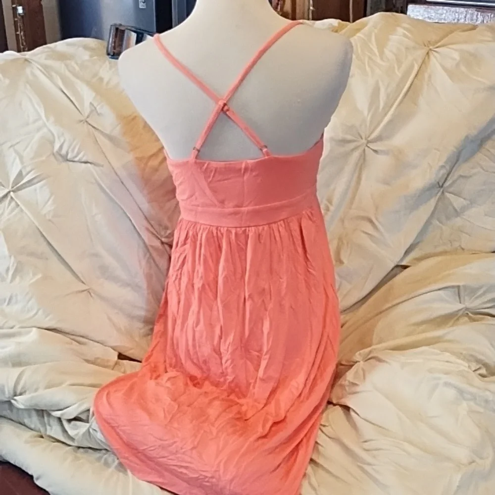 LOFT Vibrant Coral  Dress - Picture 3 of 4